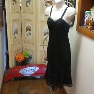 Vintage black slip